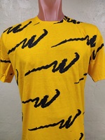 Футболка мужская Великан с коротким рукавом печать №123 ( жёлтый )